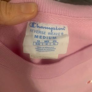 Champion pink sweatshirt